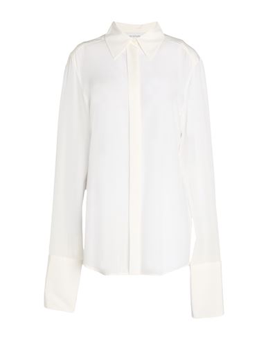 Sportmax Woman Shirt White Size 10 Silk In White