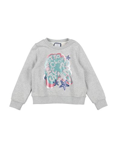 Simonetta X Chantecler Toddler Girl Sweatshirt Grey Size 5 Cotton In Gray
