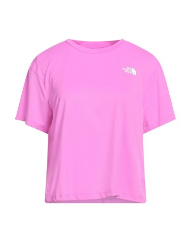 The North Face Woman T-shirt Magenta Size L Polyester, Elastane In Purple