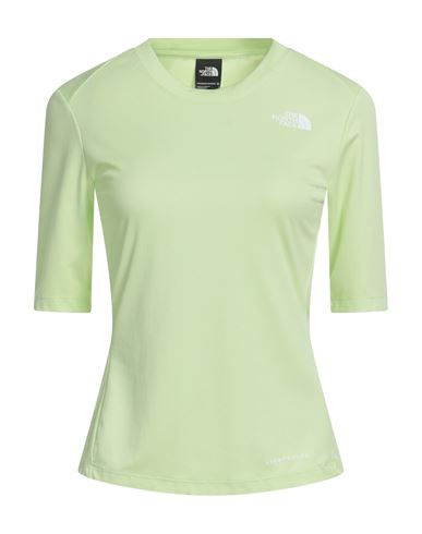 The North Face Woman T-shirt Lime Green Size L Polyester