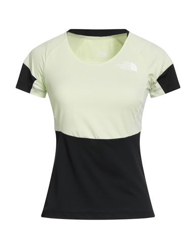 The North Face Woman T-shirt Lime Green Size S Polyester, Elastane