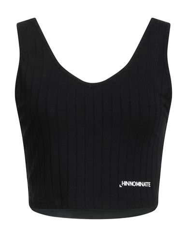 Hinnominate Woman Top Black Size M Viscose, Elastane In Black