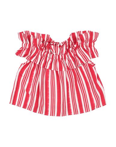 Twinset Toddler Girl Top Red Size 6 Viscose, Polyamide In Red