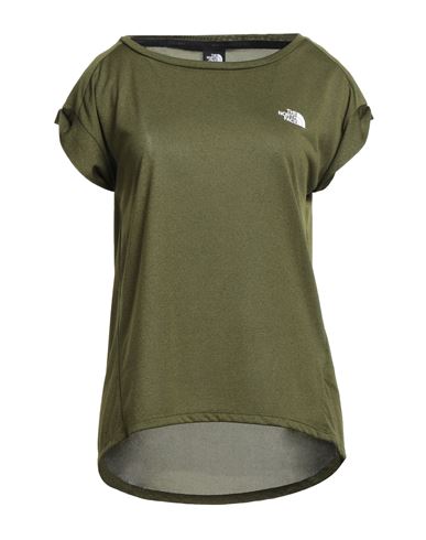 The North Face Woman T-shirt Military Green Size M Polyester