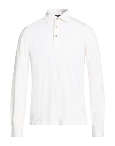 Herno Man Polo Shirt White Size 40 Cotton, Elastane In White