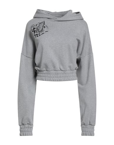 Giuseppe Di Morabito Woman Sweatshirt Light Grey Size M Cotton In Gray