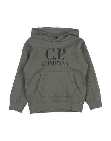 C.p. Company Undersixteen C. P. Company Undersixteen Toddler Boy Sweatshirt Military Green Size 6 Cotton, Elastane In Green