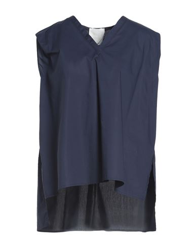 King Kong Woman Top Midnight Blue Size 6 Cotton In Blue