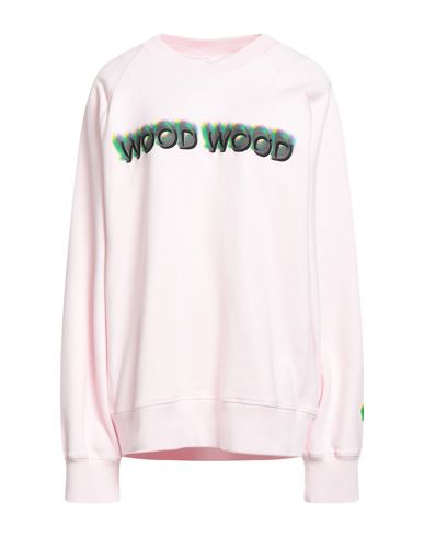Wood Wood Woman Sweatshirt Pink Size L Cotton In Pink