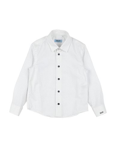 Liu •jo Man Toddler Boy Shirt White Size 4 Cotton In White