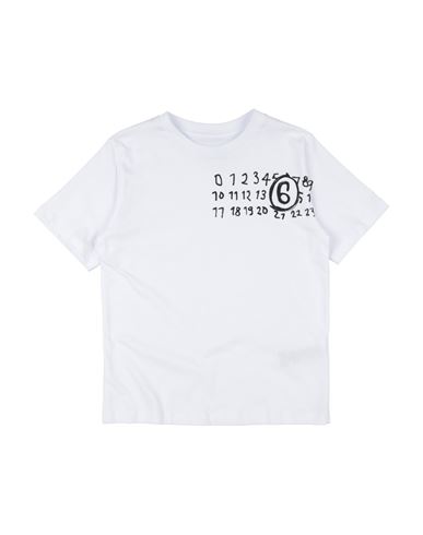 Mm6 Maison Margiela Toddler T-shirt White Size 6 Cotton In White