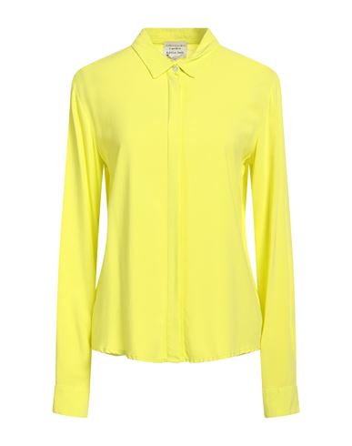 Alessia Santi Woman Shirt Lime Green Size 6 Viscose In Green