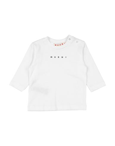 Marni Newborn Boy T-shirt White Size 3 Cotton In White