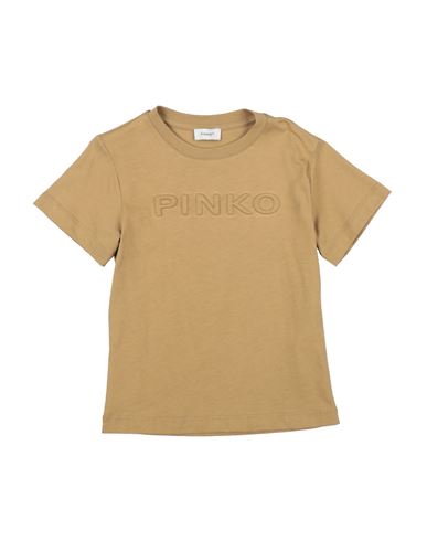 Pinko Up Toddler Girl T-shirt Sand Size 6 Cotton In Neutral