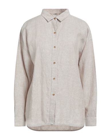 Barbour Modern Heritage Woman Shirt Sand Size 8 Linen In Neutral