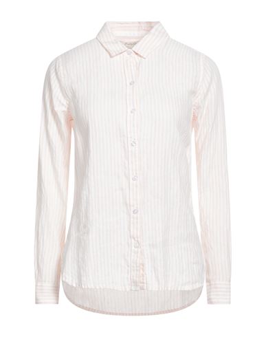 Barbour Woman Shirt Light Pink Size 14 Linen In Pink