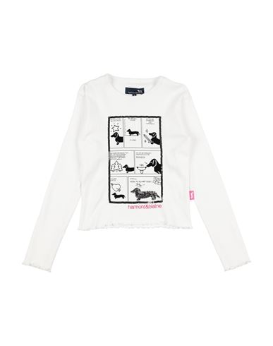 Harmont & Blaine Toddler Girl T-shirt White Size 6 Organic Cotton In White