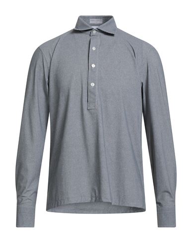 Ghirardelli Next Man Shirt Grey Size L Polyamide, Elastane In Gray