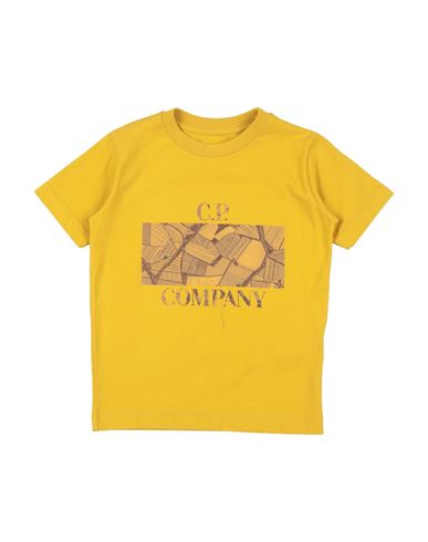 C.p. Company Undersixteen C. P. Company Undersixteen Toddler Boy T-shirt Marigold Size 6 Cotton In Yellow