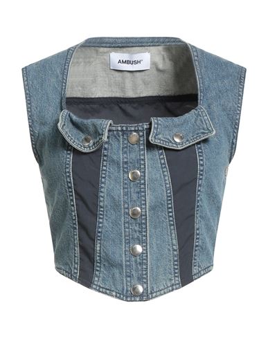 Ambush Woman Top Blue Size S Cotton In Multi