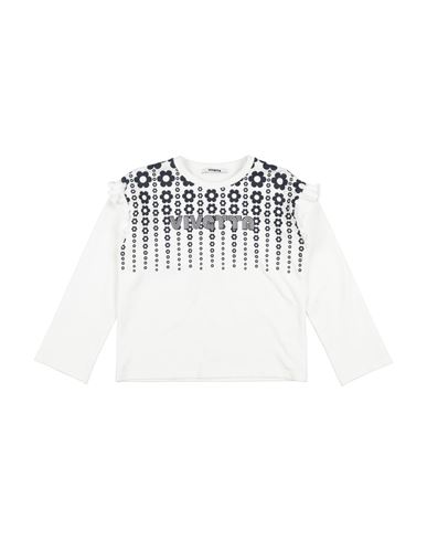Vivetta Toddler Girl Sweatshirt White Size 4 Cotton, Elastane In White