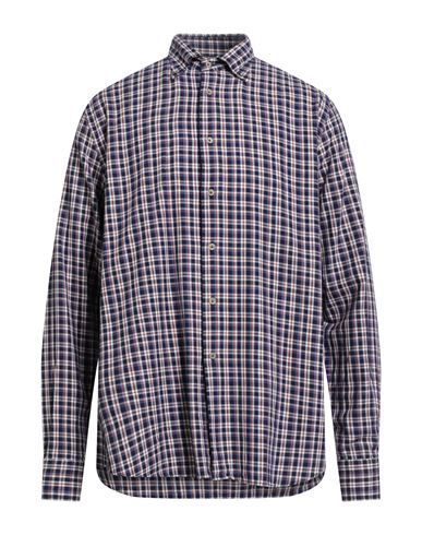 920 Italian Style Man Shirt Midnight Blue Size 17 ½ Cotton In Multi