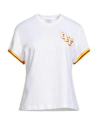 Off-white Woman T-shirt White Size M Cotton In White