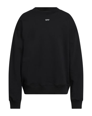 Off-white Man Sweatshirt Black Size L Cotton