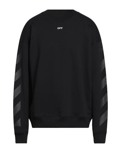 Off-white Man Sweatshirt Black Size L Cotton