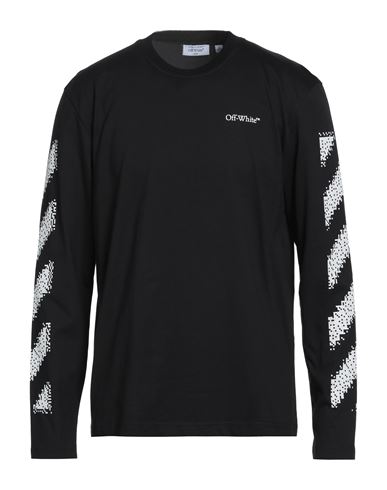Off-white Man T-shirt Black Size L Cotton