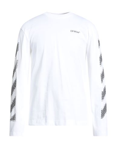 Off-white Man T-shirt White Size L Cotton