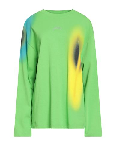 A-cold-wall* Woman T-shirt Green Size Xl Cotton In Green