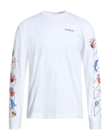 Off-white Man T-shirt White Size L Cotton