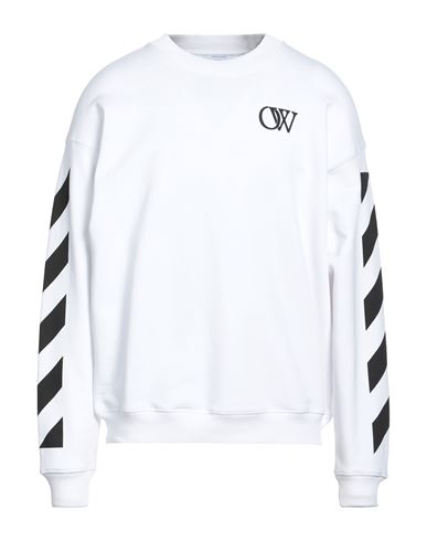 Off-white Man Sweatshirt White Size L Cotton