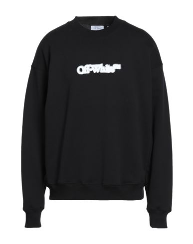 Off-white Man Sweatshirt Black Size M Cotton