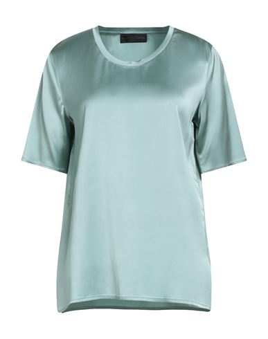 Capricci Di Maglia Woman Top Sage Green Size 6 Viscose, Elastane In Green