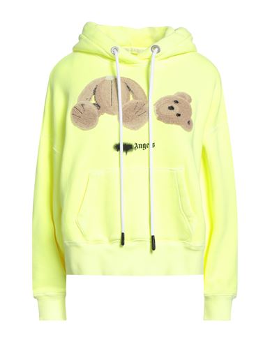 Palm Angels Woman Sweatshirt Yellow Size L Cotton In Yellow