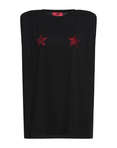 Aniye By Woman T-shirt Black Size M Cotton In Black