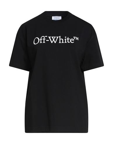 Off-white Woman T-shirt Black Size M Cotton In Black