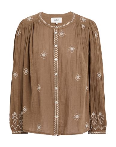 Ba&sh Ba & Sh Woman Shirt Khaki Size 2 Cotton In Brown