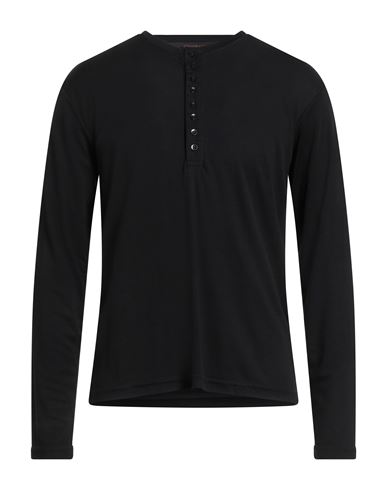 Officina 36 Man T-shirt Black Size Xl Tencel