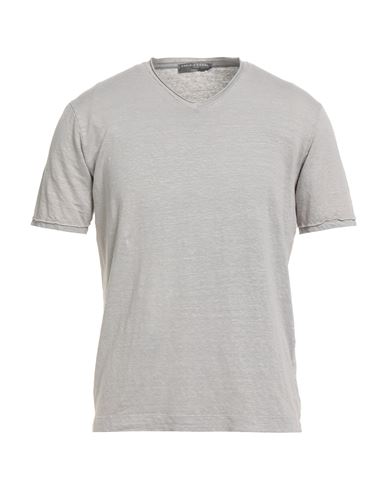 Daniele Fiesoli Lab Man T-shirt Taupe Size M Linen, Elastane In Gray