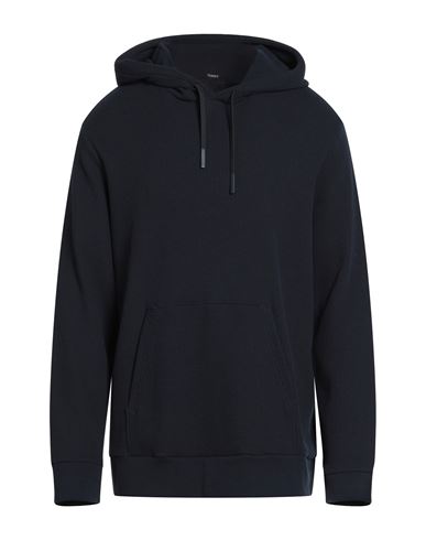 Theory Man Sweater Midnight Blue Size Xxl Cotton, Polyester In Blue
