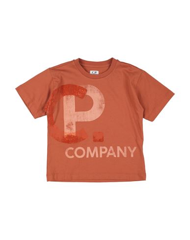 C.p. Company Undersixteen C. P. Company Undersixteen Toddler Boy T-shirt Rust Size 6 Cotton In Orange