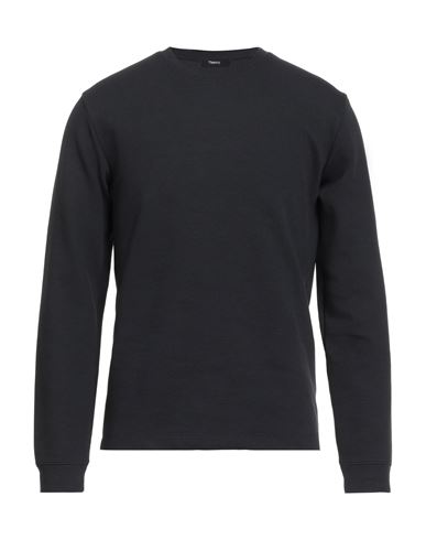 Theory Man Sweatshirt Black Size S Cotton, Polyester, Elastane In Black