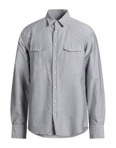 Guy Rover Man Shirt Grey Size 17 ½ Cotton In Gray