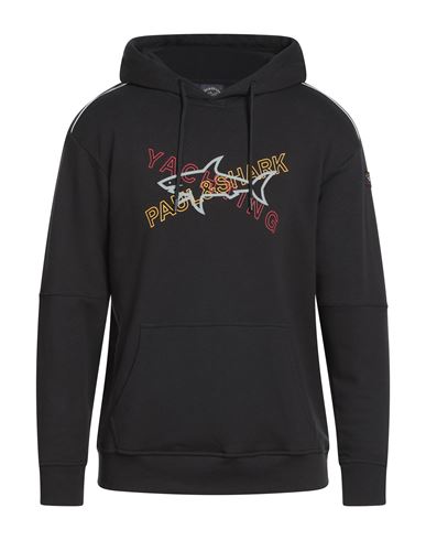 Paul & Shark Man Sweatshirt Black Size L Cotton In Black
