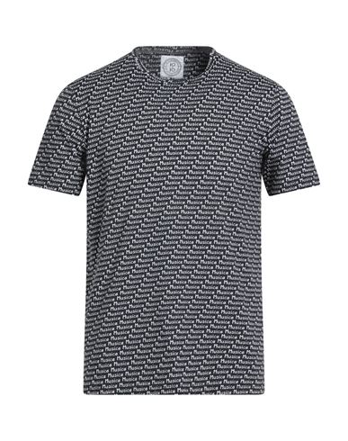 10x10 Anitaliantheory Man T-shirt Navy Size L Cotton In Blue