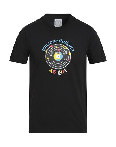 10x10 Anitaliantheory Man T-shirt Black Size M Cotton In Black