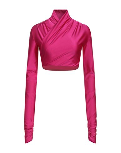 The Andamane Woman Top Fuchsia Size 4 Polyamide, Elastane In Pink